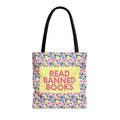 Floral Read Banned Books Tote