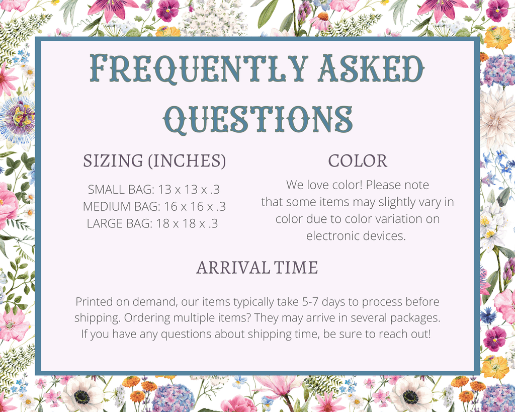 Floral Read Banned Books Tote